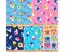 Baby Shark 5-piece Cotton Fabric Fat Quarter Bundle | Sewing | Crafting | Quilting